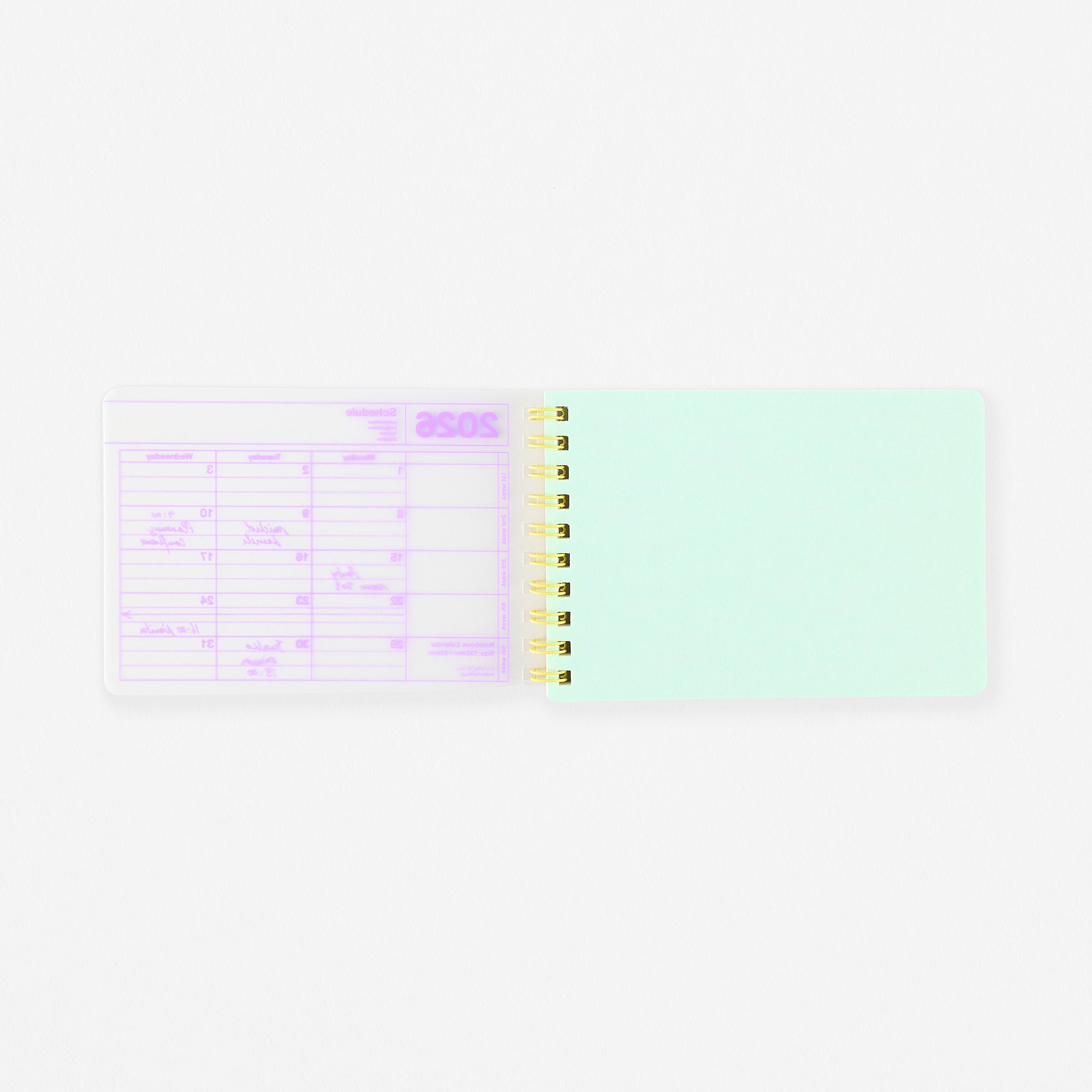 2026 Mini Monthly Planner