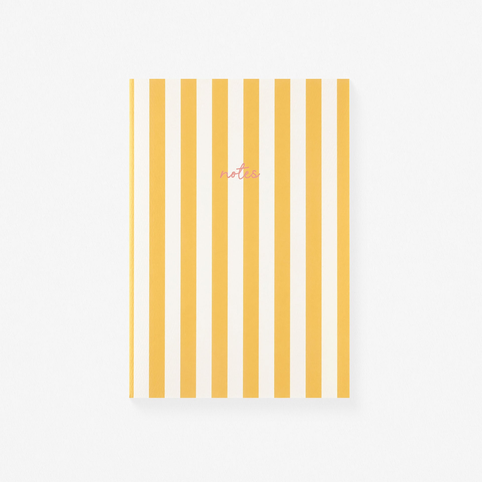 Bindewerk Fin Studio Striped Notebook | 4 Colors Yellow