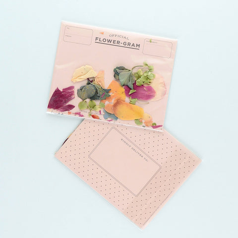 Inklings Paperie Flowergram Greeting Card | Peony, Rose & Hydrangea 