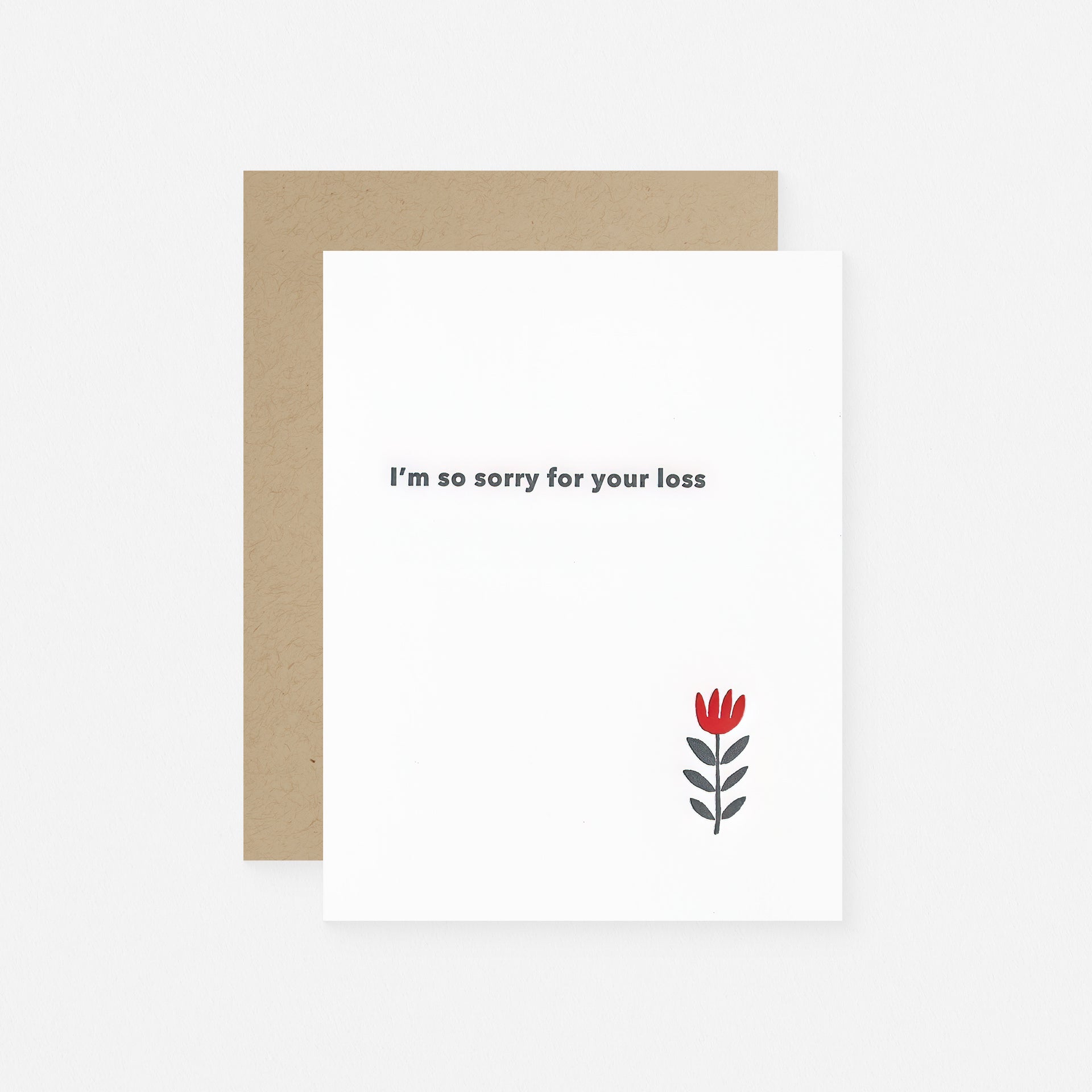 Fugu Fugu Sorry For Your Loss Sympathy Card 