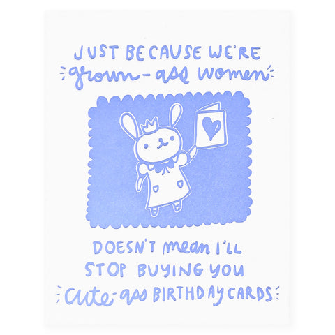Ghost Academy Grown-Ass Women Cute-Ass Birthday Card