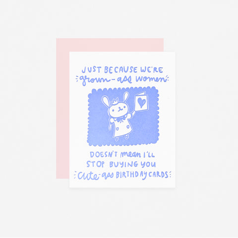 Ghost Academy Grown-Ass Women Cute-Ass Birthday Card