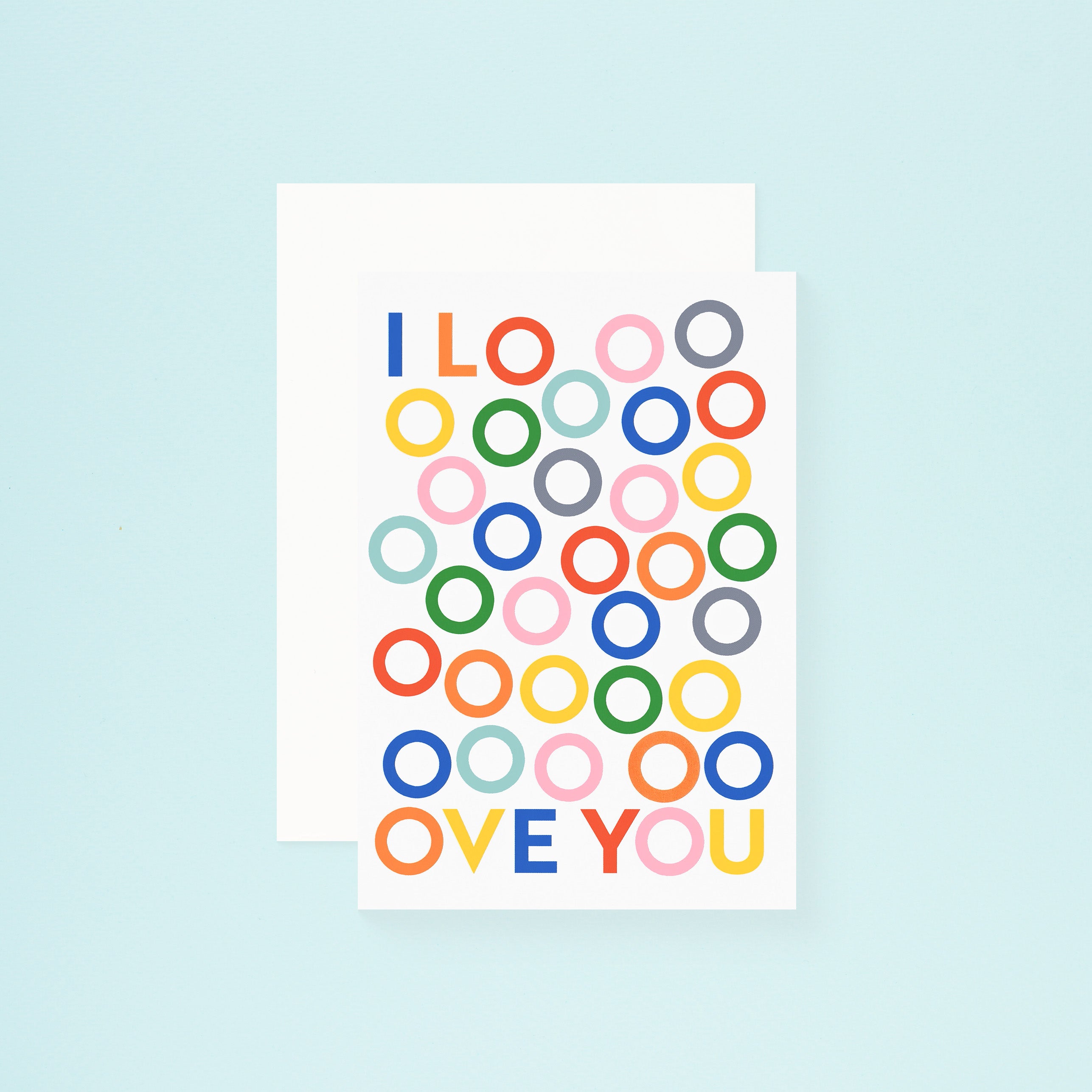 Graphic Factory I Love You Greeting Card 