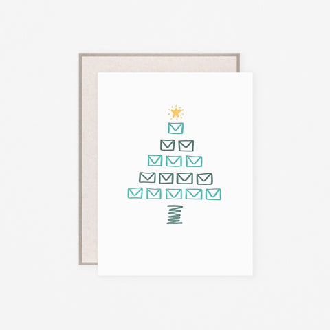 Ink Meets Paper Snail Mail Holiday Card 