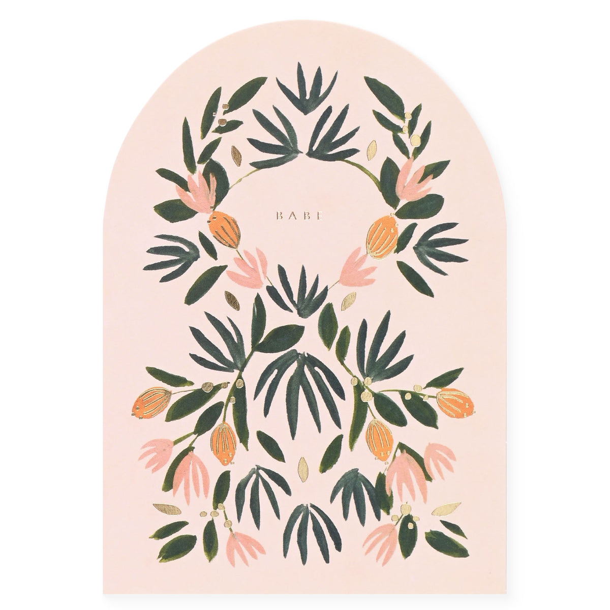 Katie Housley Babe Greeting Card