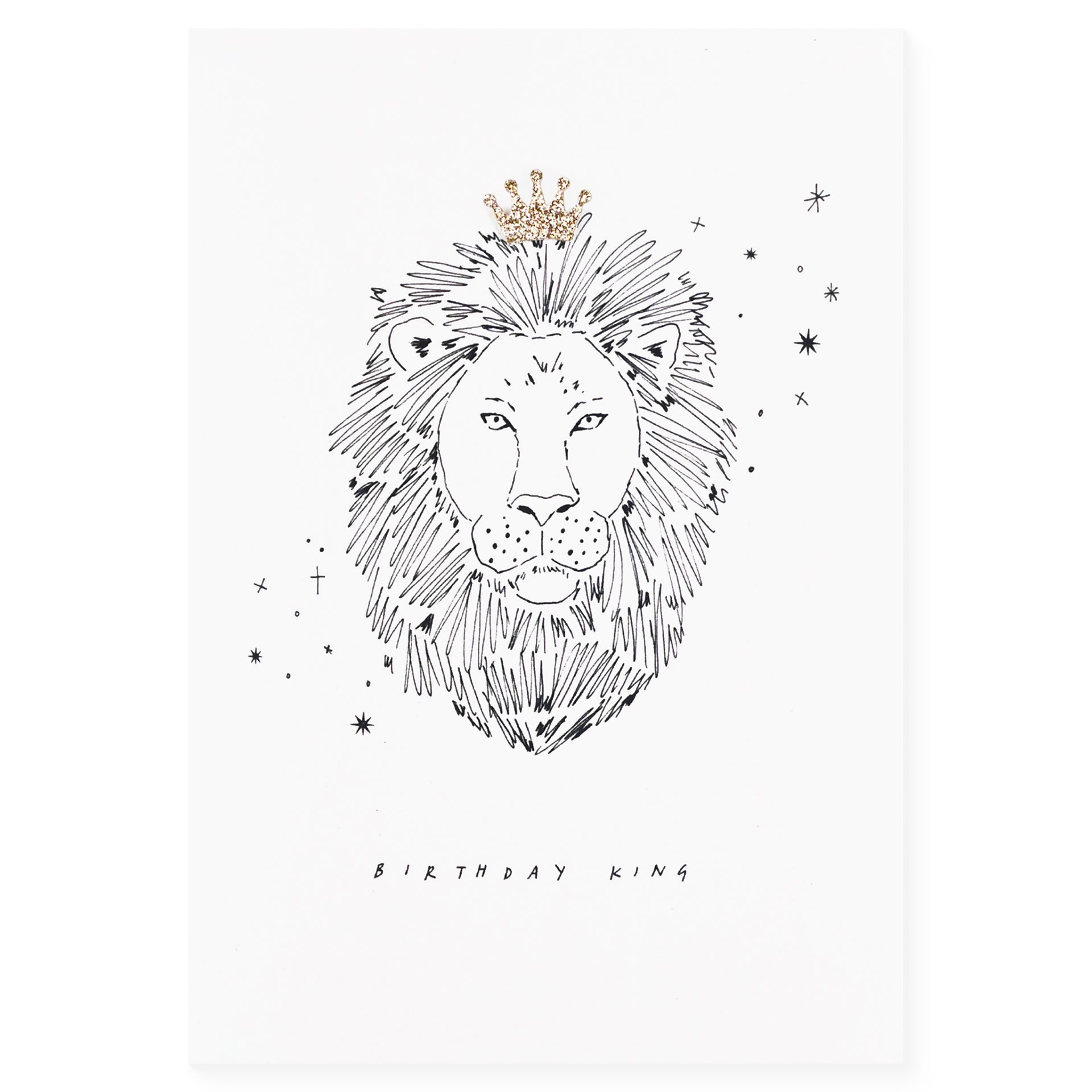 Katie Housley Birthday King Greeting Card