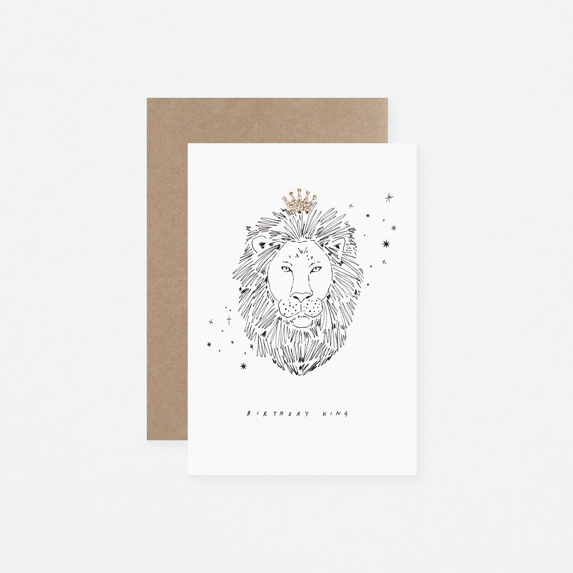 Katie Housley Birthday King Greeting Card