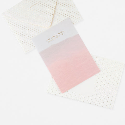 Katie Leamon Amazing Couple Wedding Card