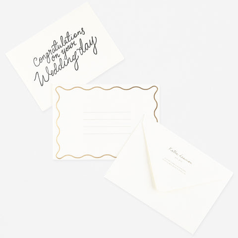 Katie Leamon Congratulations On Your Wedding Day Greeting Card