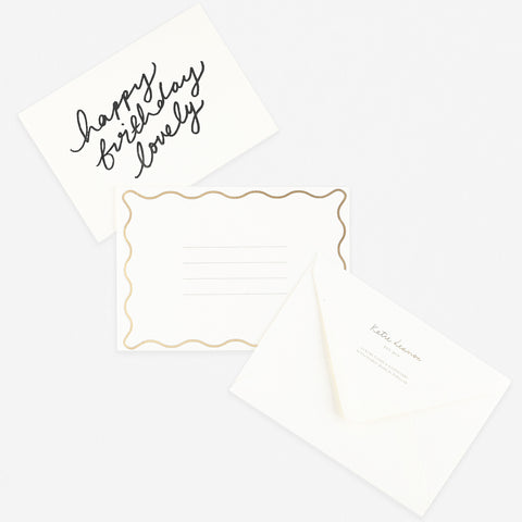 Katie Leamon Happy Birthday Lovely Greeting Card