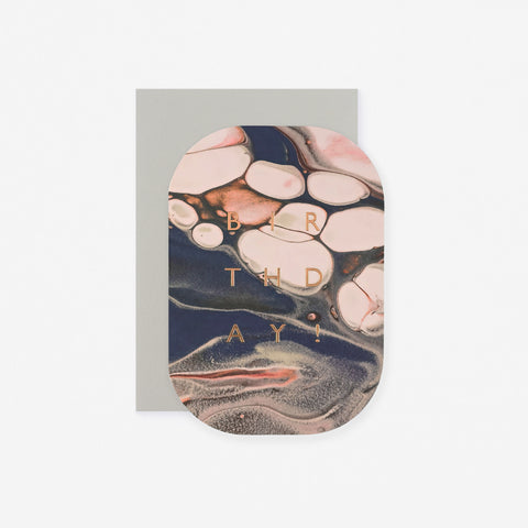 Katie Leamon Marble Birthday Card