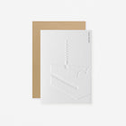 Kinshipped Cake Embossed Birthday Card 