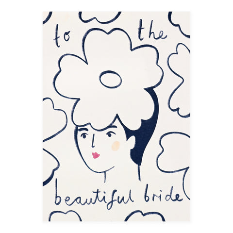 Kitty Kenda Paper Goods Beautiful Bride Greeting Card