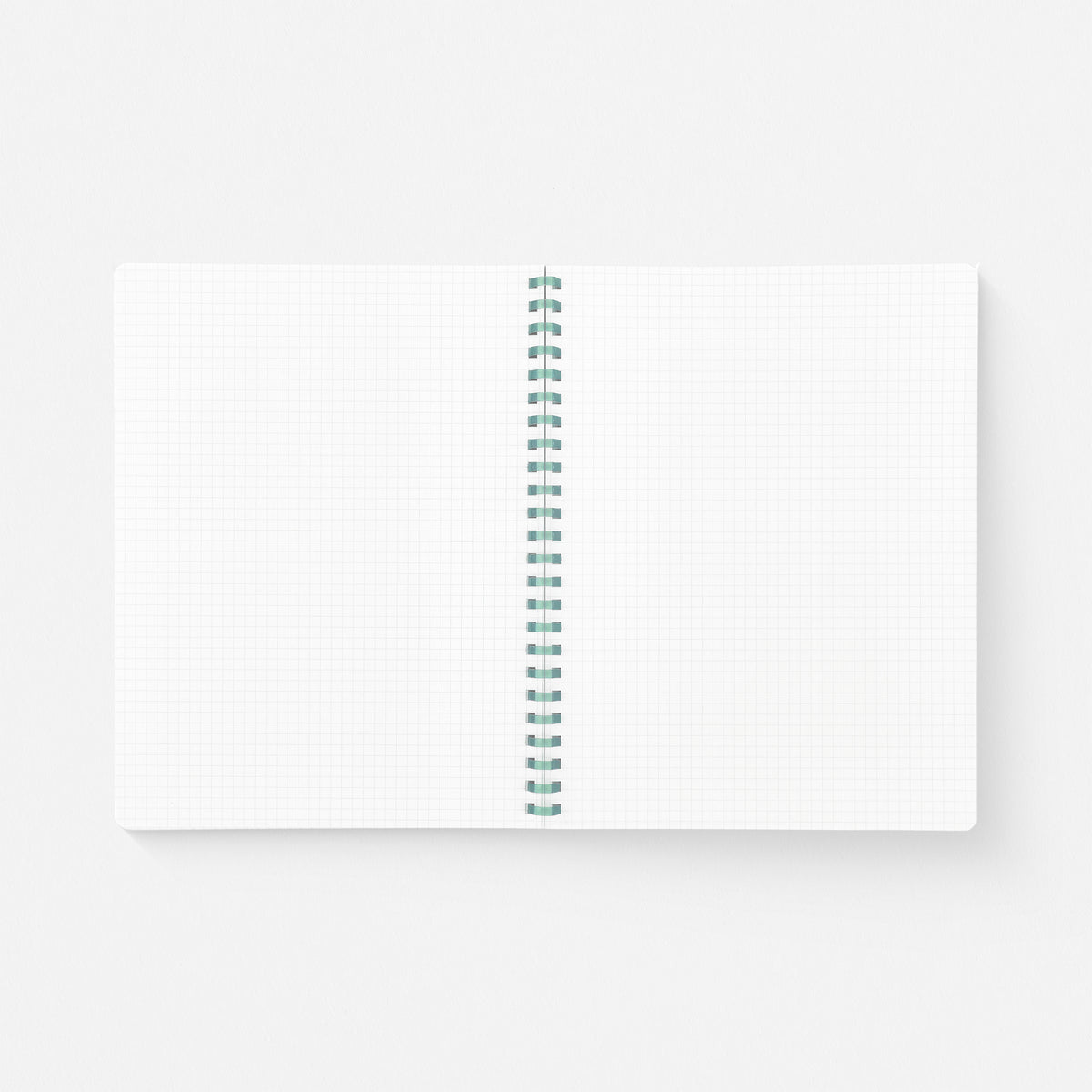 Sooofa Soft Ring Notebook Grey With Green Spiral