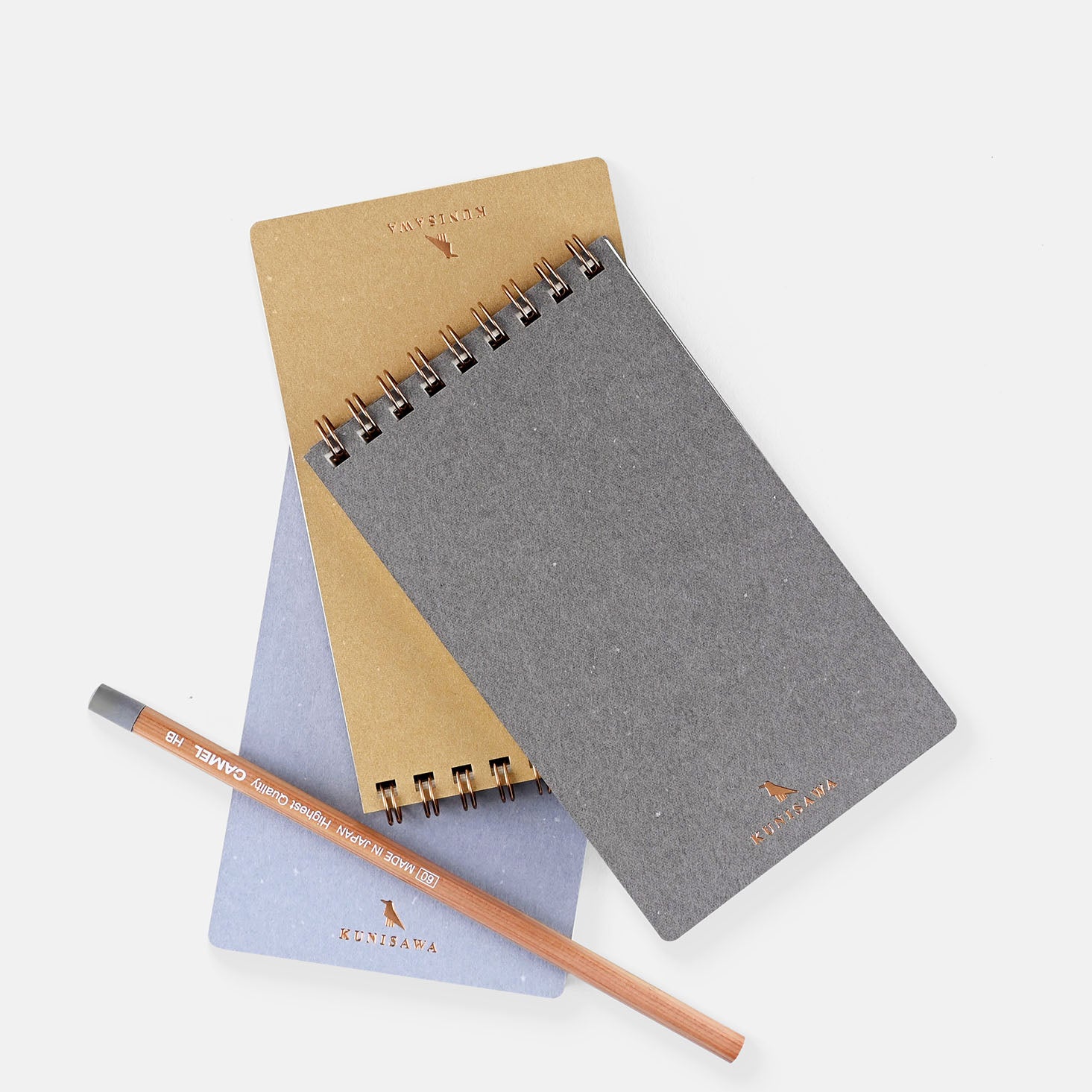 Kunisawa Find Ring Pocket Note Notebook Grid | 3 Colors