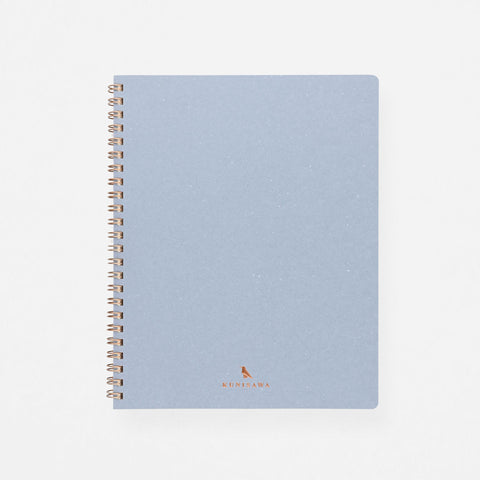 Kunisawa Find Ring Note Notebook Executive Dot Grid Blue Mist