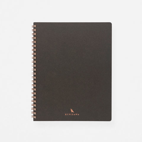 Kunisawa Find Ring Note Notebook Executive Dot Grid Charcoal