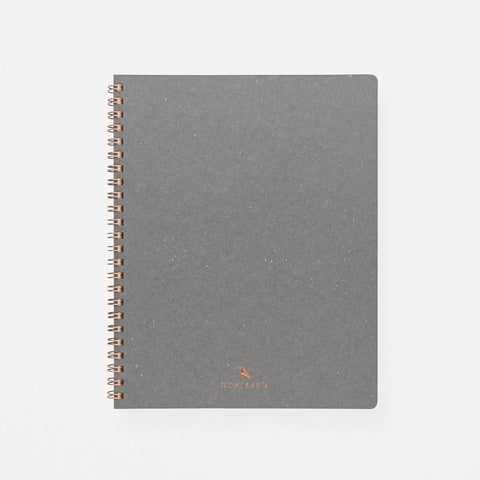 Kunisawa Find Ring Note Notebook Executive Dot Grid Grey