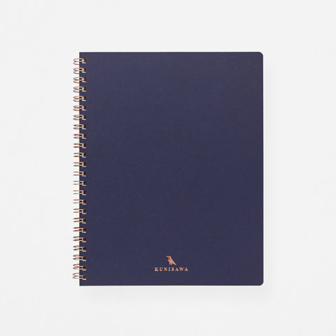 Kunisawa Find Ring Note Notebook Executive Dot Grid Indigo