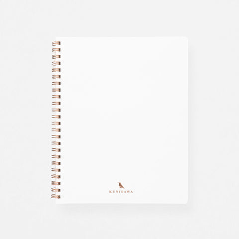 Kunisawa Find Ring Note Notebook Executive Dot Grid White