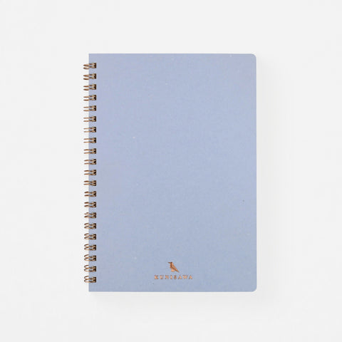 Kunisawa Find Ring Note Notebook A5 Grid Blue Mist