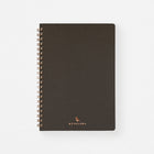 Kunisawa Find Ring Note Notebook A5 Grid Charcoal