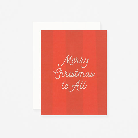 Library Design Co. Merry Christmas To All Holiday Card