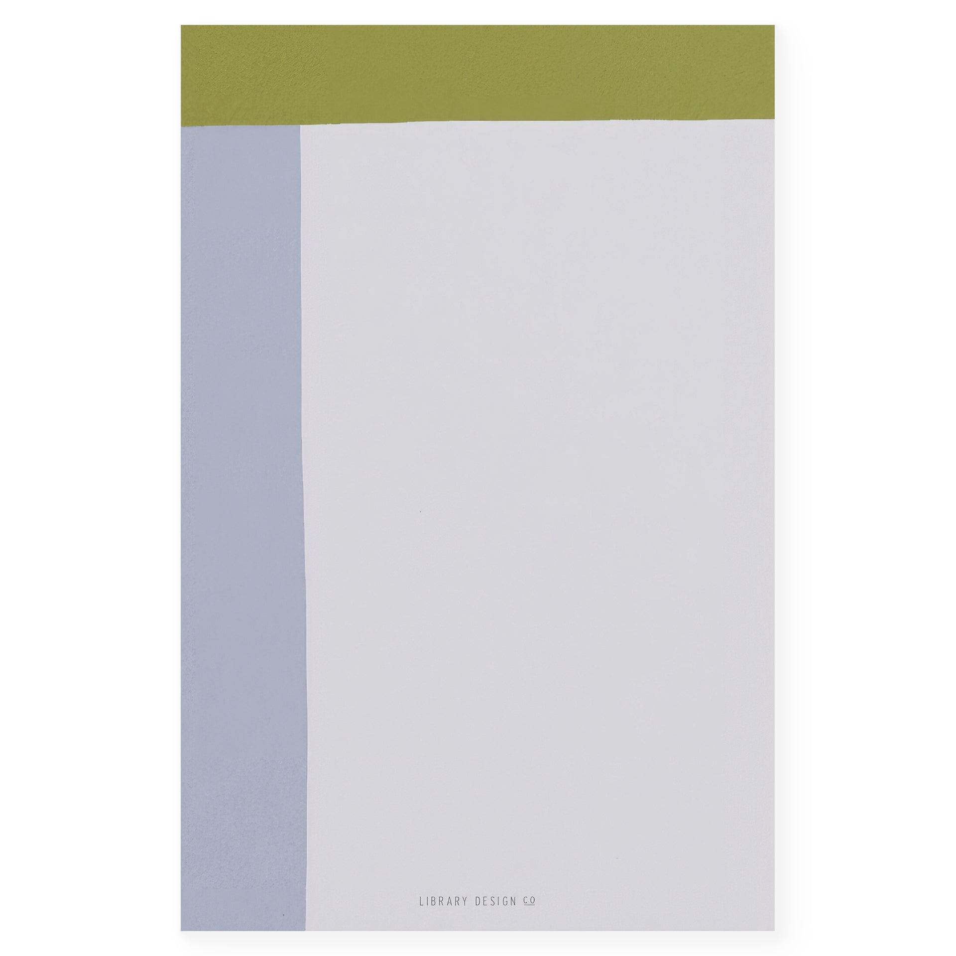 Library Design Co. Small Legal Pad Blue