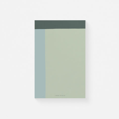 Library Design Co. Small Legal Pad Green