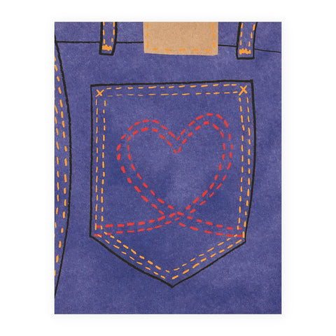 Hot Pants Greeting Card