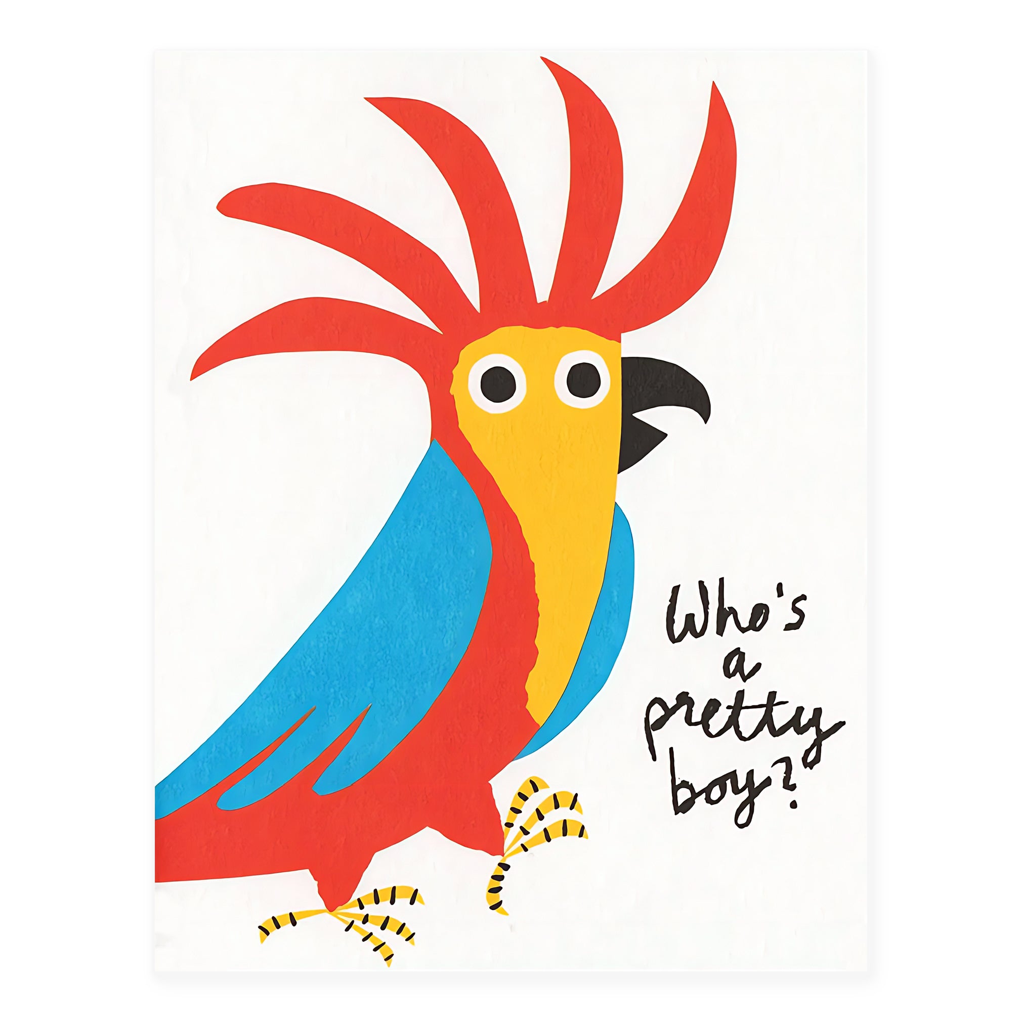 Lisa Jones Studio Parrot Greeting Card