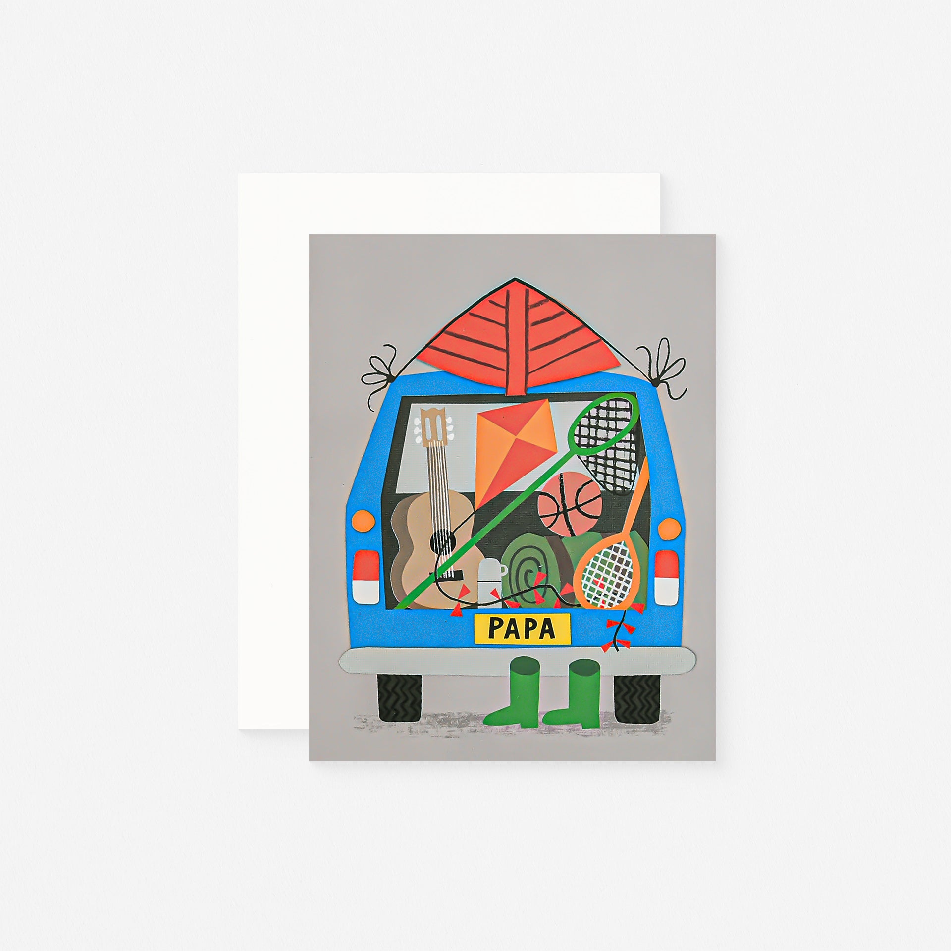 Lisa Jones Studio Dad Station Wagon Fathers Day Card 