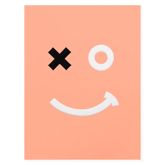 Made Paper Co. Smiley Face Greeting Card 