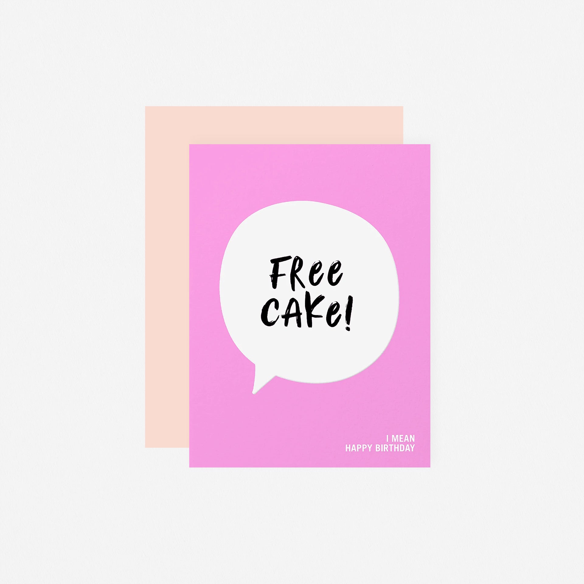 Made Paper Co. Free Cake Birthday Card 