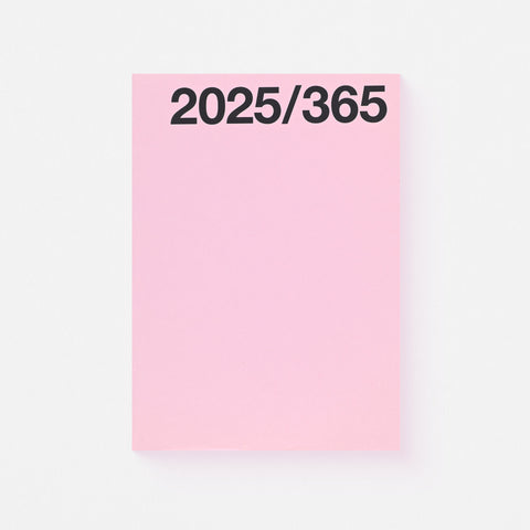 Marjolein Delhaas 2025 Basic Planner With Protective Vinyl Cover | 6 Colors No. 7436 (Light Pink)