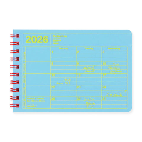 MARK'S Inc. 2026 Mini Monthly Planner Blue