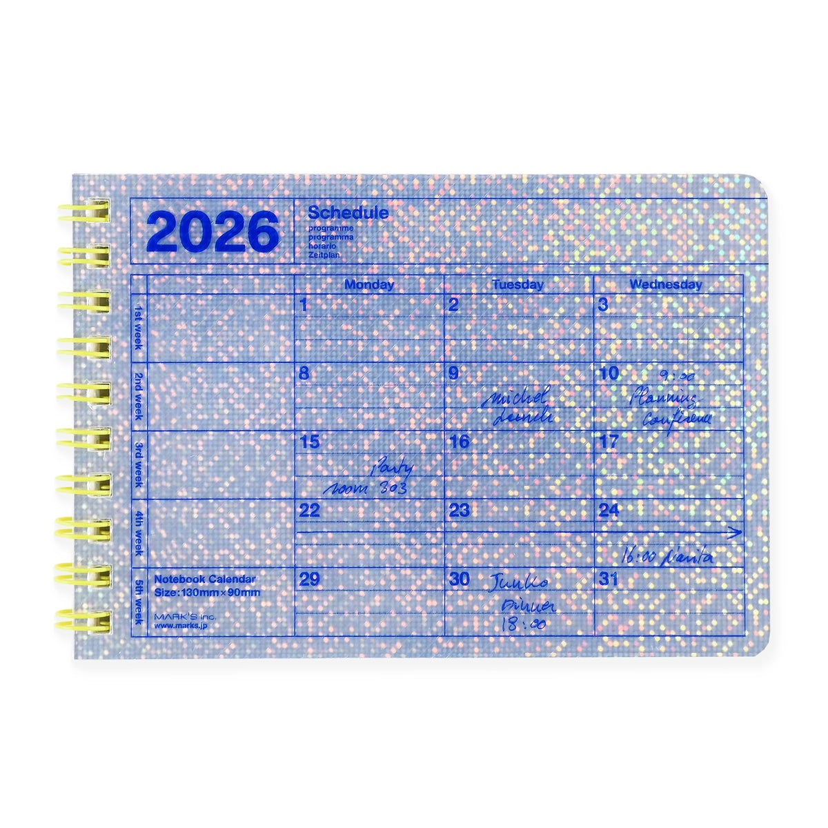 MARK'S Inc. 2026 Mini Monthly Planner City Light