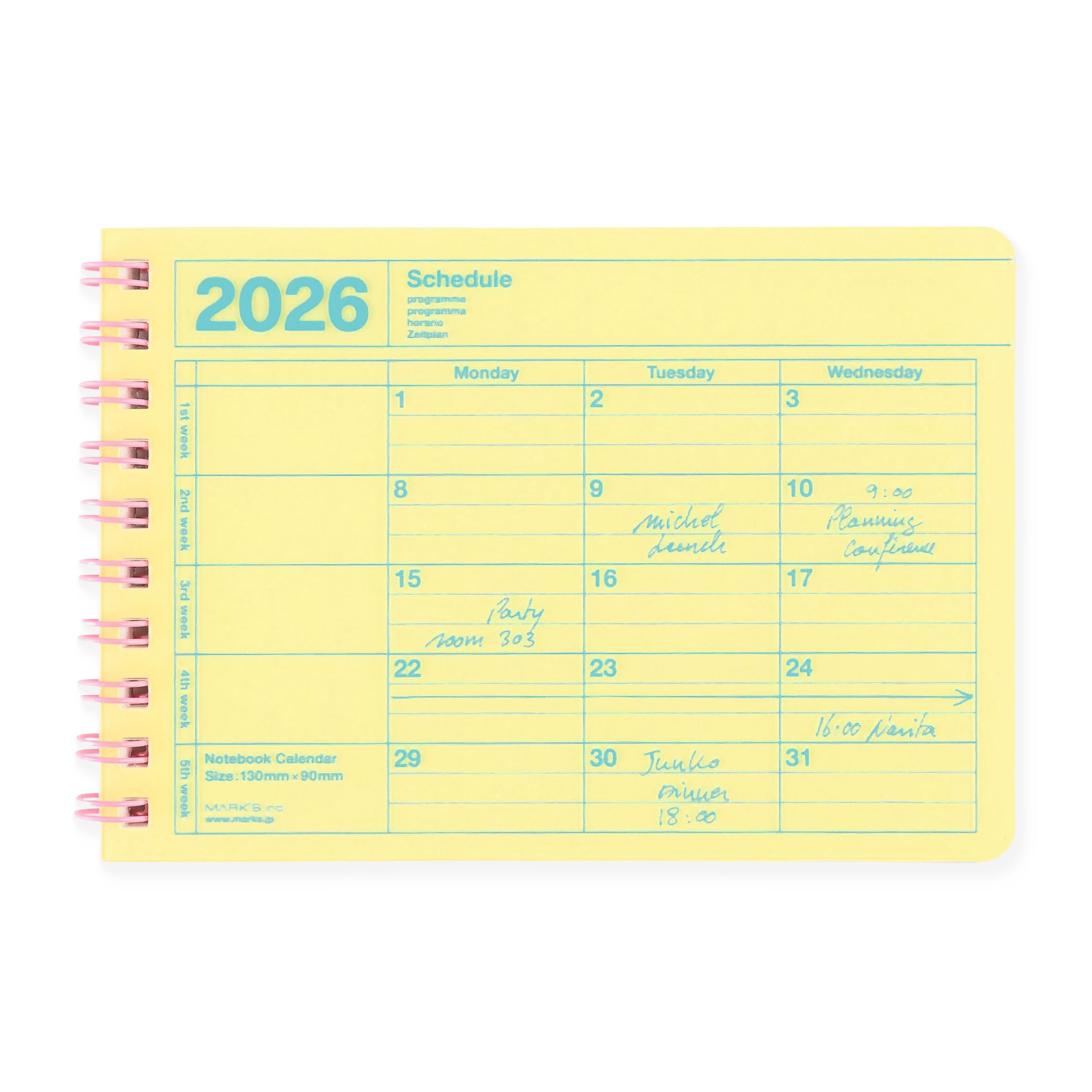 2026 Mini Monthly Planner