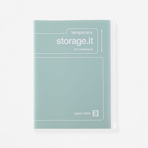 MARK'S Inc. Storage.it Refillable Notebook A5 | Mint or Pink Mint