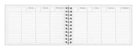 MARK'S Inc. Dayfree Weekly Schedule Undated Planner | 5 Colors