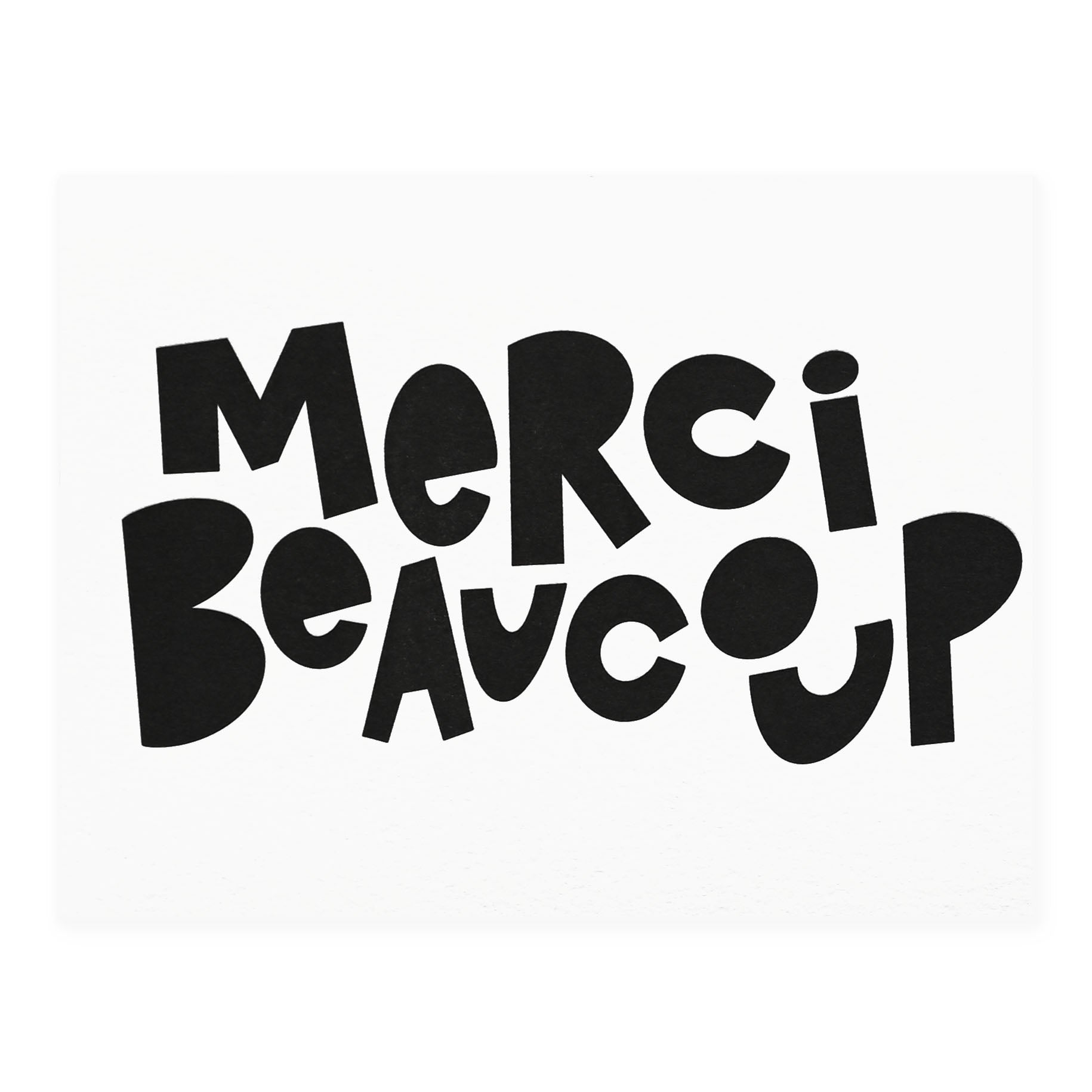 Merci Beaucoup Greeting Card
