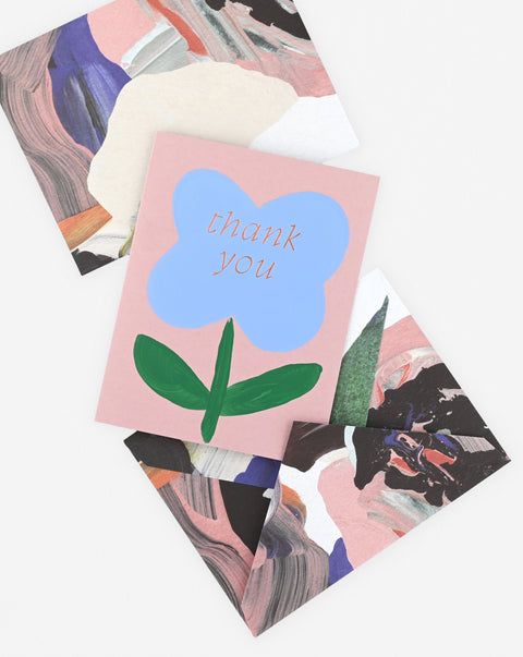 Moglea Blooms Folded Thank You Cards Boxed