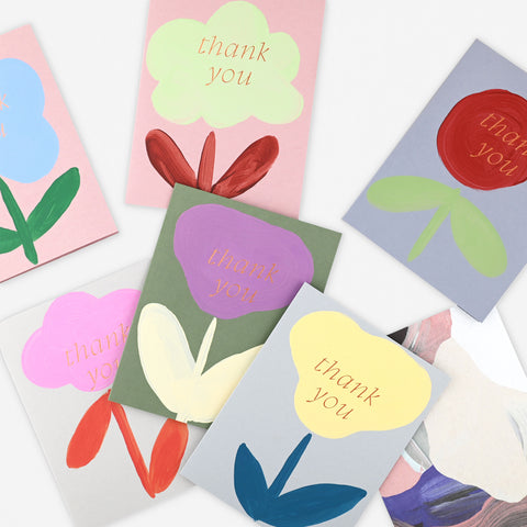 Moglea Blooms Folded Thank You Cards Boxed