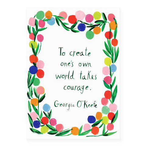 Mr. Boddington's Studio Georgia's Courage Greeting Card