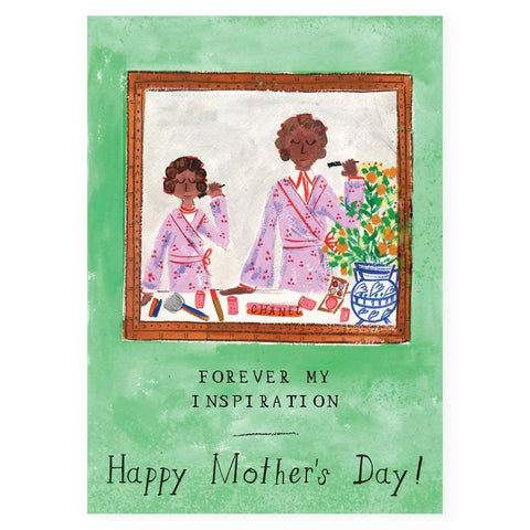 Pass The Lipstick Mummy  Mother's Day Card