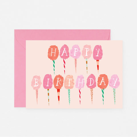 Cotton Candy Birthday Card