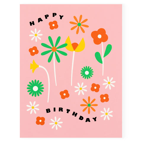 My Darlin' Happy Birthday Fleurs Greeting Card 