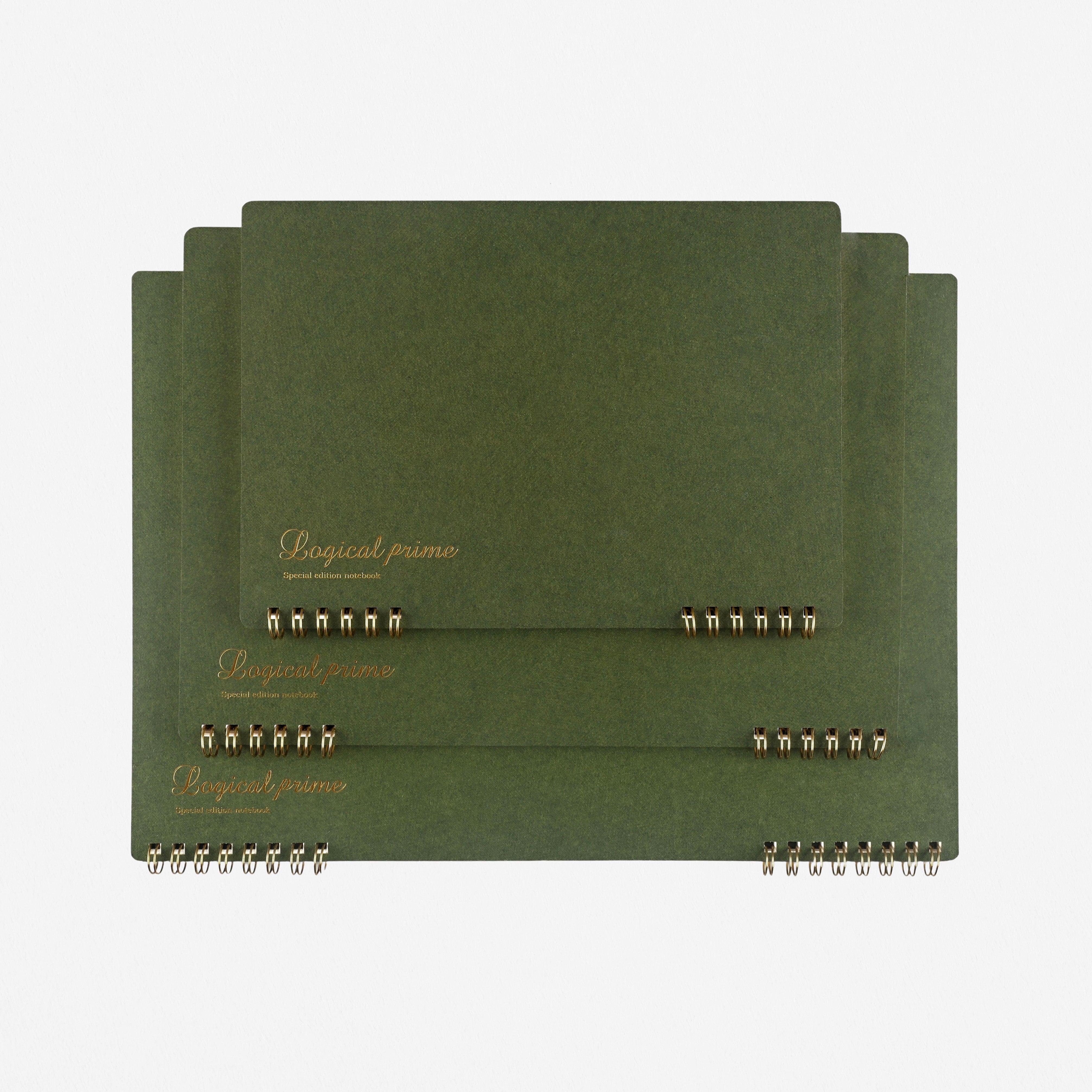 Nakabayashi Logical Prime Notebook Ring Binding Green | A5, B5 Or A4