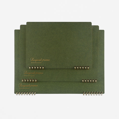 Nakabayashi Logical Prime Notebook Ring Binding Green | A5, B5 Or A4