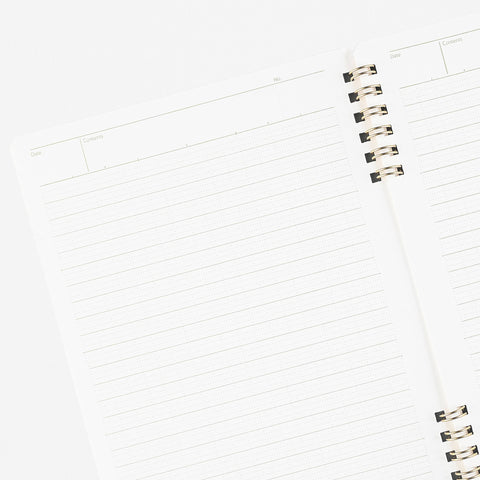 Nakabayashi Logical Prime Notebook Ring Binding Green | A5, B5 Or A4